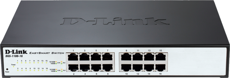 DGS-1100-16 16-port Gigabit EasySmart switch