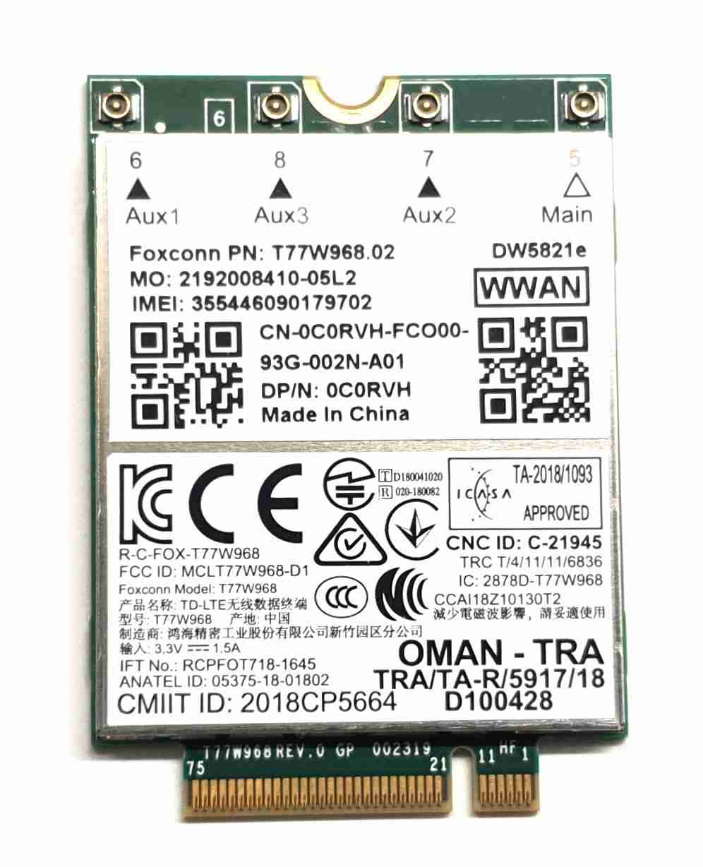 4G LTE WWAN kort - M.2 - Bulk