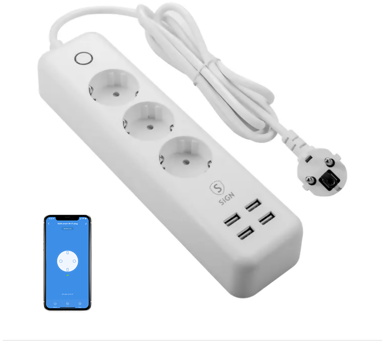 Smart Home WiFi Grenuttag 10A