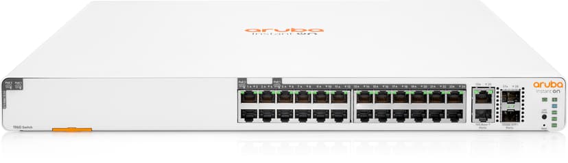 Aruba Instant On 1960 - 24port switch - 20 Gbit / 4 PoE 10Gbit / 2 SFP+ 370W